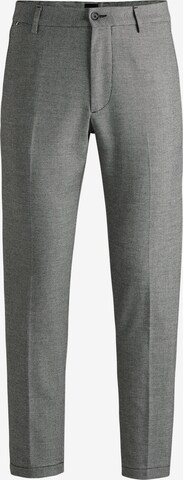 BOSS Regular Pleated Pants 'H-Kane' in Grey: front