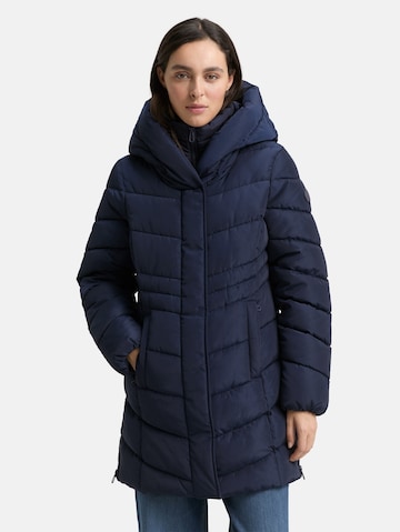 TOM TAILOR Winter coat in Blue: front