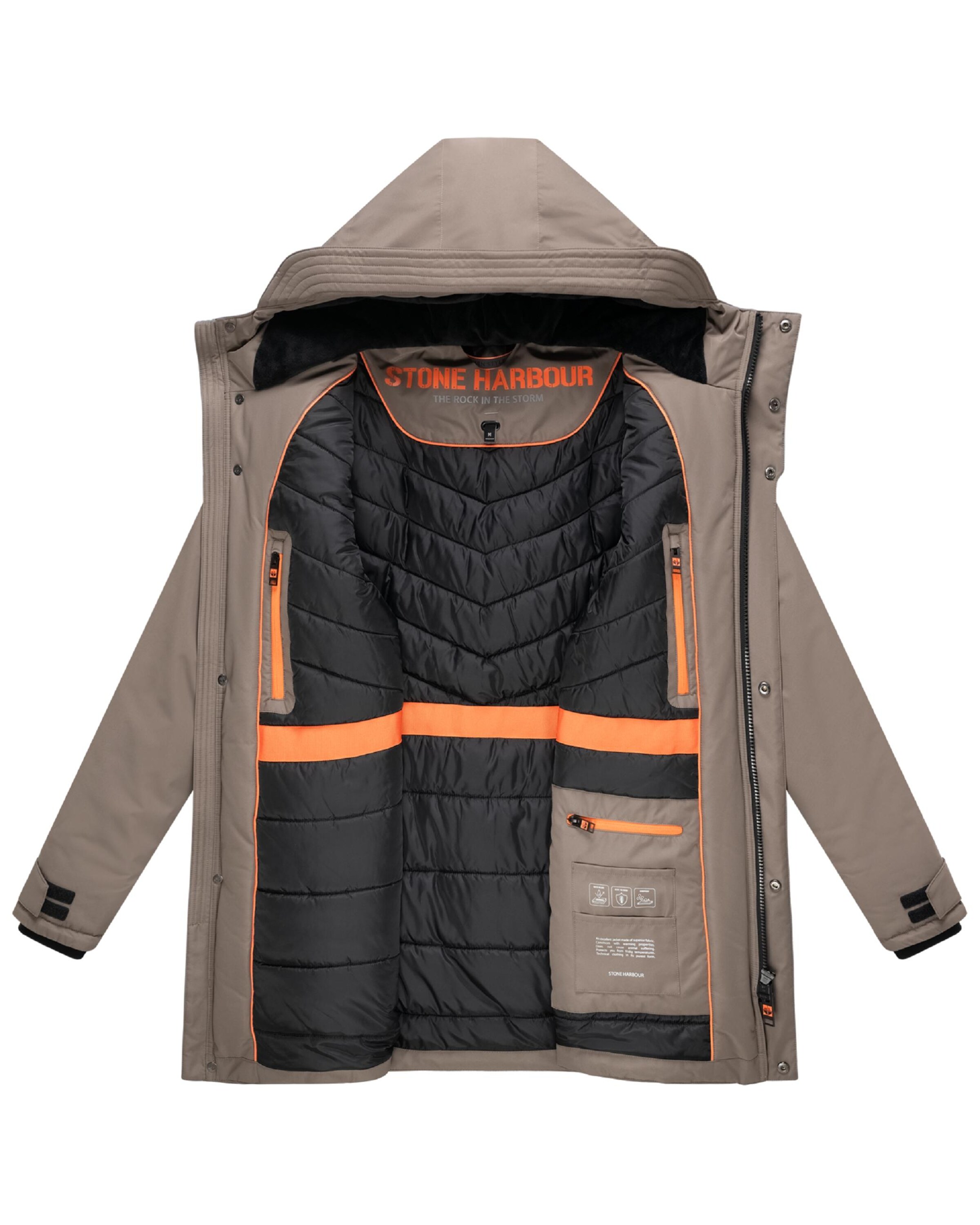 Cappotto invernale ' Netaan XX ' di STONE HARBOUR in marrone