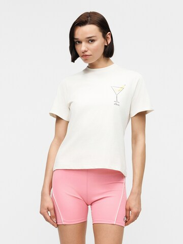 balta ELLESSE Marškinėliai 'Bevande': priekis