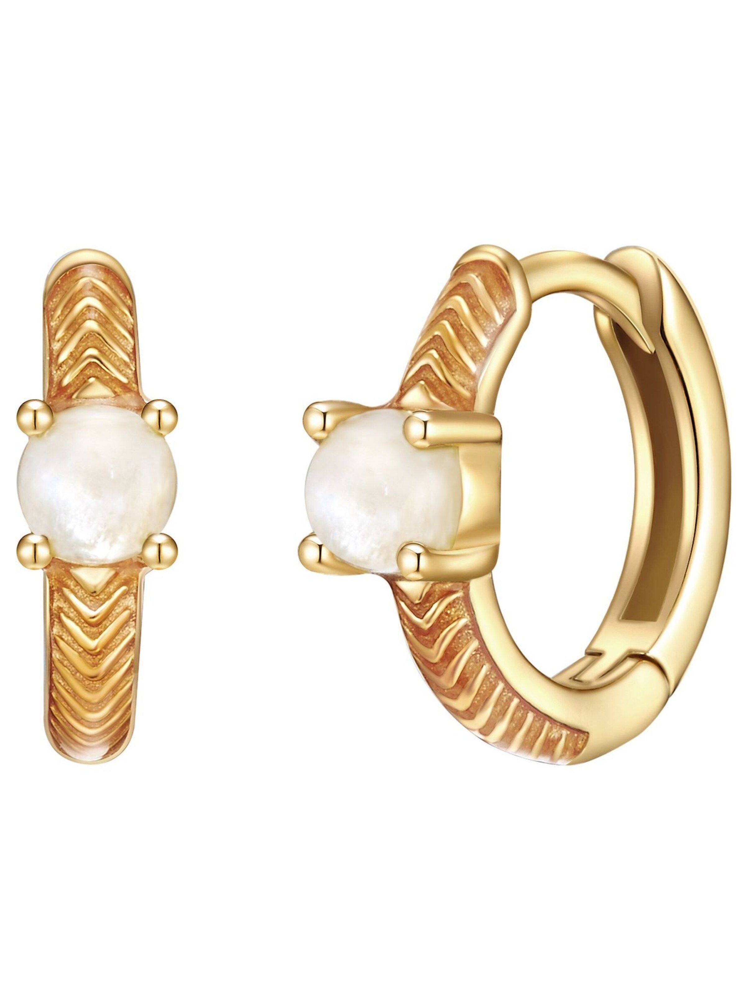 Glanzstücke München Ohrringe in Gold: Vorderseite