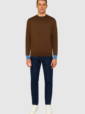 Pull-over 'K45143' SUN68 en marron