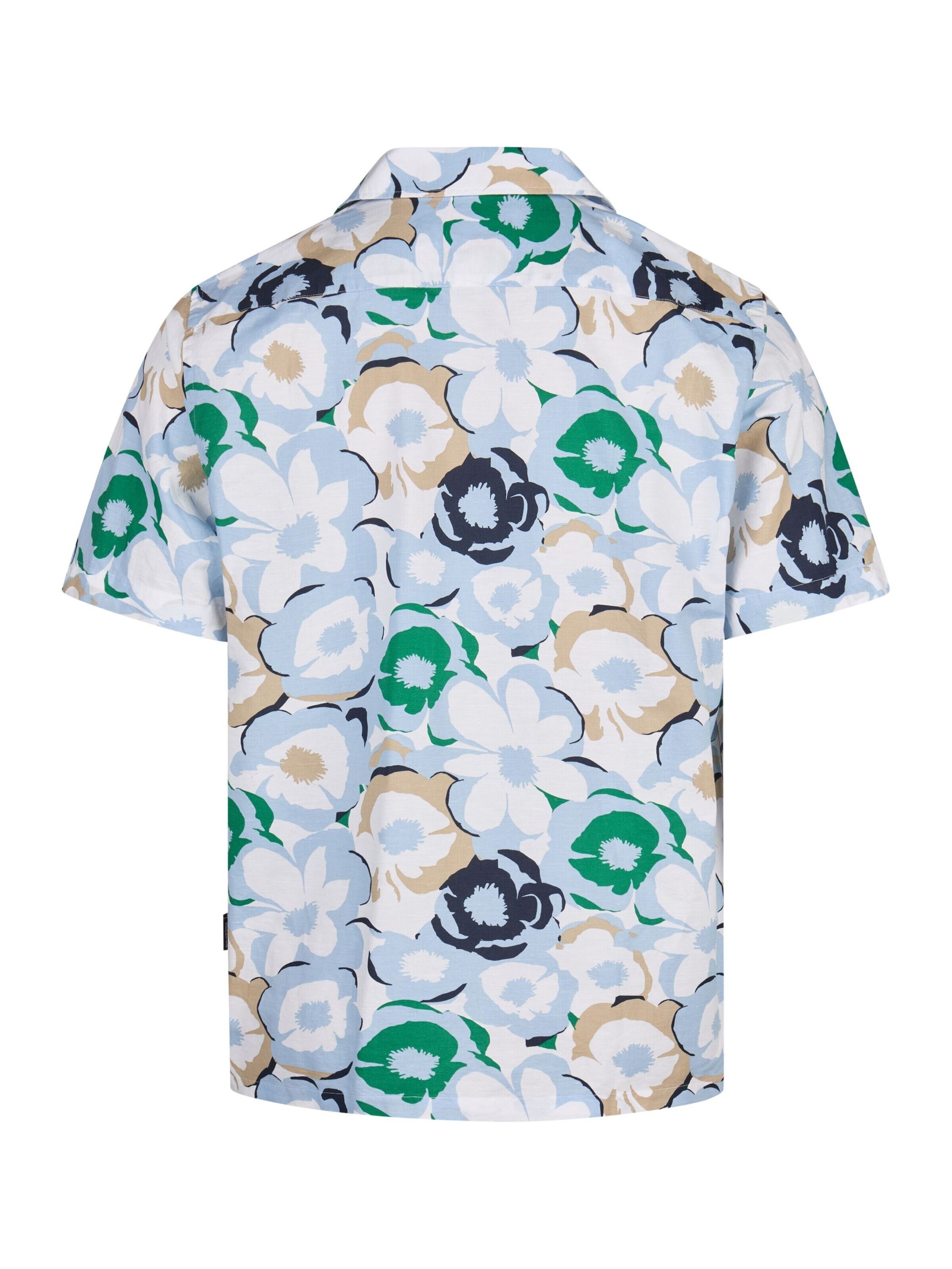 HECHTER PARIS Regular Fit Freizeithemd in Blau