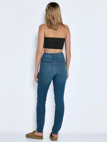 Noisy may Skinny Jeans 'GAGA' in Blau