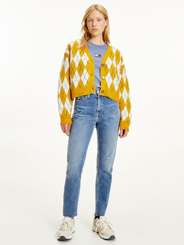Tommy Jeans Knit Cardigan in Yellow