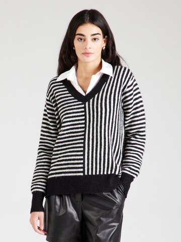 VERO MODA Sweater 'VMURANUS' in Black: front
