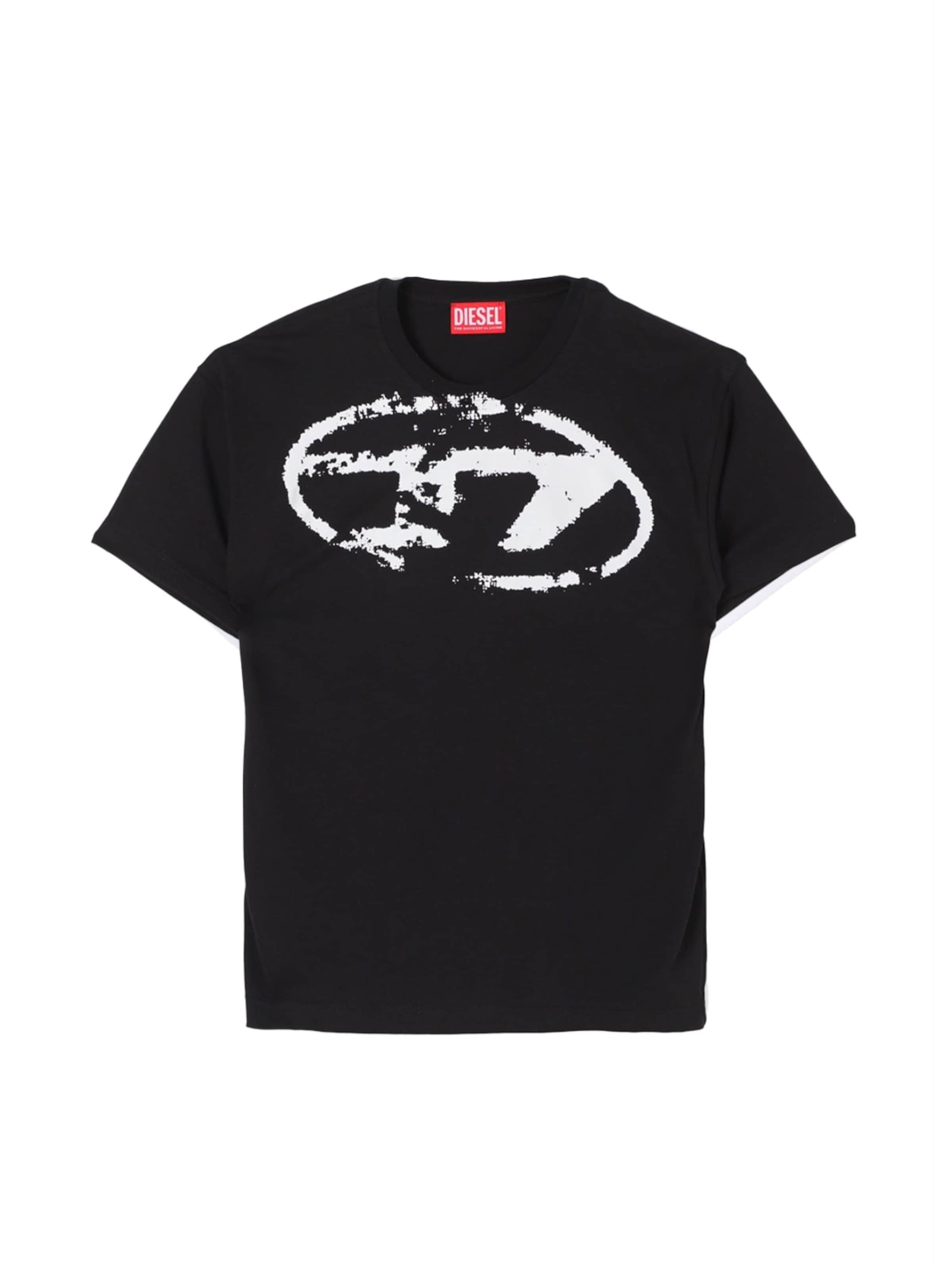 DIESEL - Camiseta 'T-shirt nera per bambino' en negro: frente