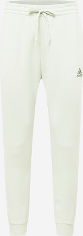 Pantalon de sport 'Essentials' ADIDAS SPORTSWEAR en vert : devant