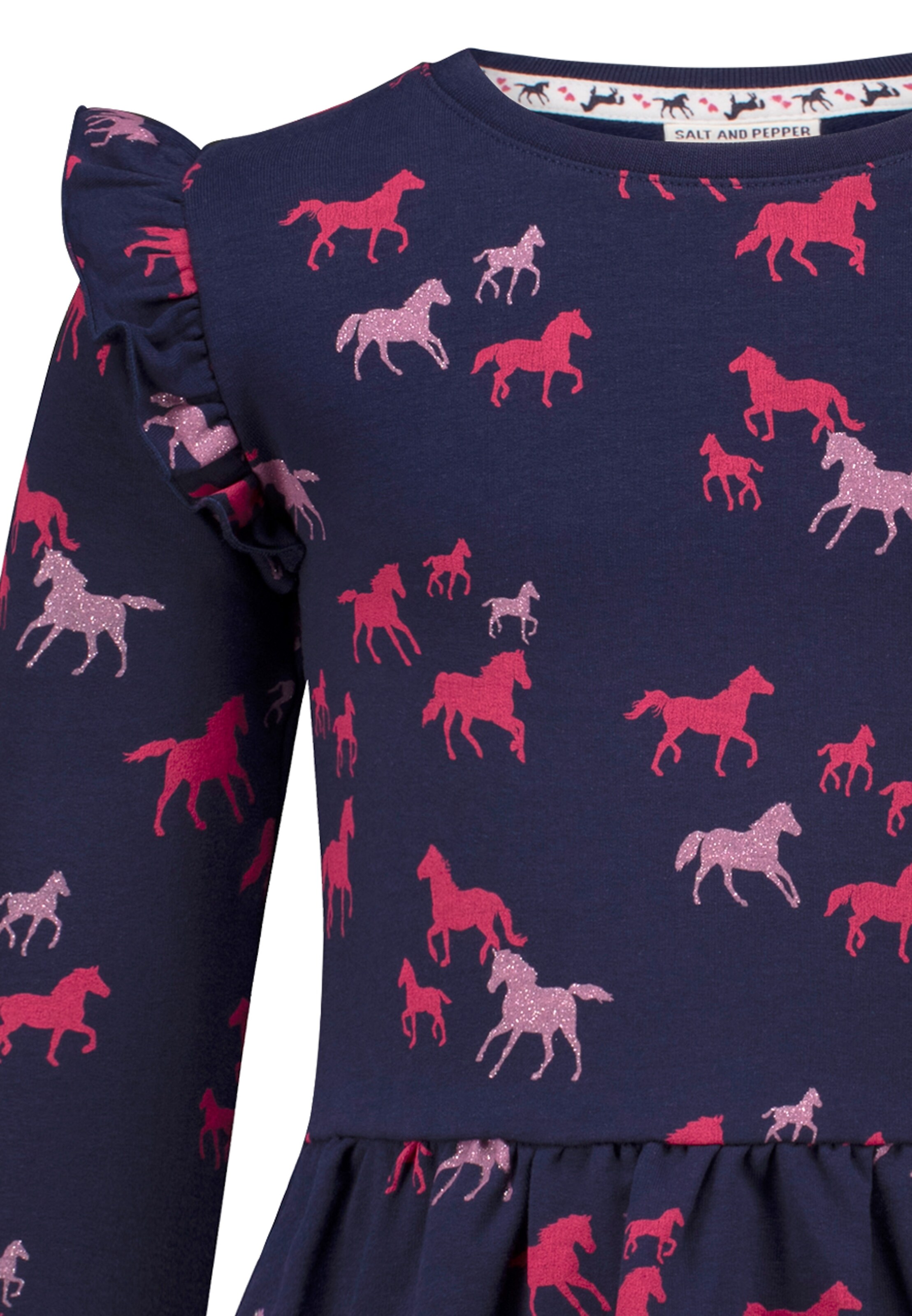 SALT AND PEPPER Kleid in Blau