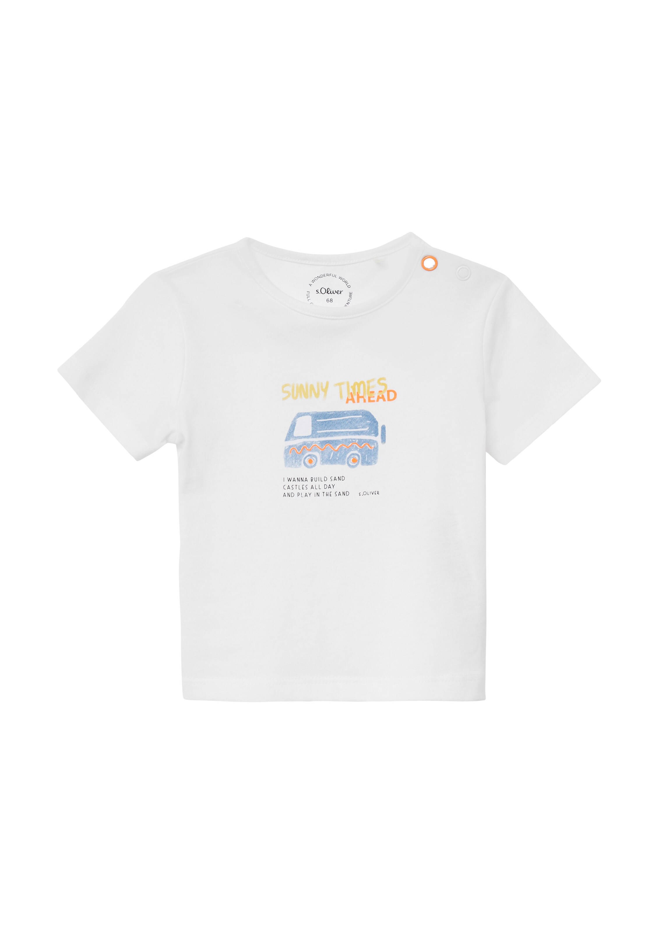 s.Oliver Shirt in Wit: voorkant