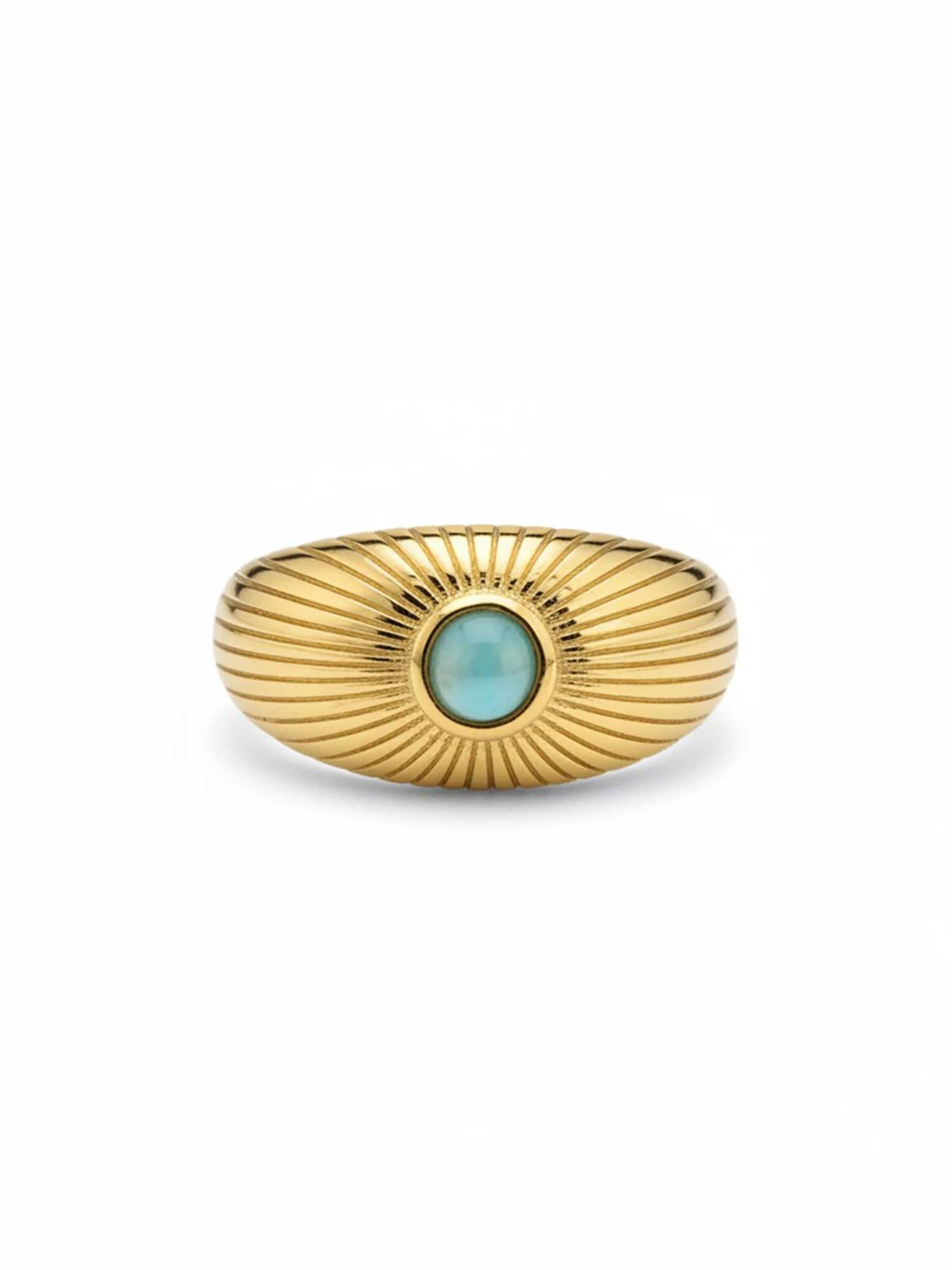 Bague 'Cala Azzurra' ETNÉE en or : devant