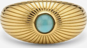 Anello 'Cala Azzurra' di ETNÉE in oro: frontale