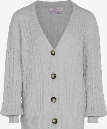 aleva Knit Cardigan in Grey: front