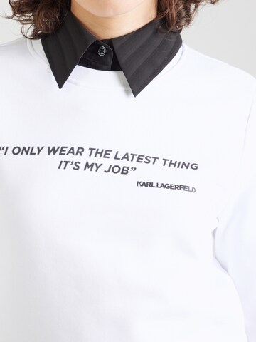 Karl Lagerfeld Sweatshirt in Weiß