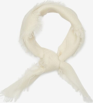 Foulard 'WATERLOO' Noolur en blanc : devant