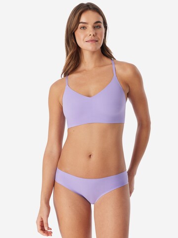 SCHIESSER Bralette Bra ' Invisible Soft ' in Purple