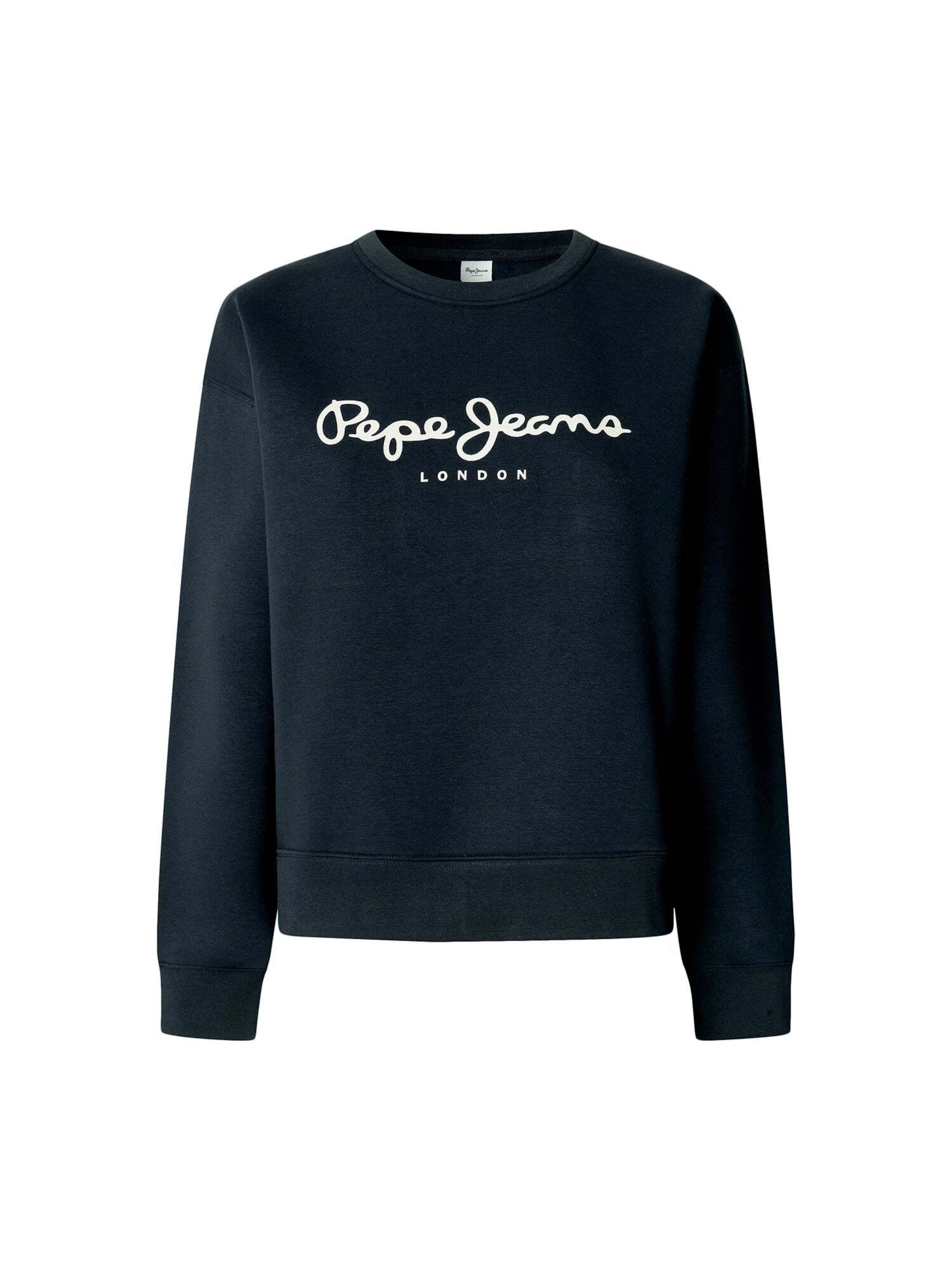 Pepe Jeans Sweatshirt 'Baddy' in Blau: Vorderseite