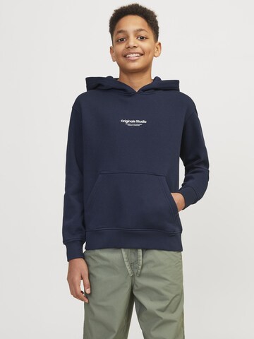 Sweat Jack & Jones Junior en bleu : devant