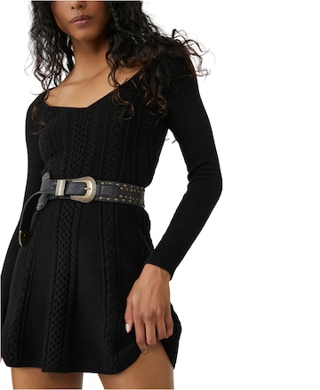 Free People Kleid 'SMALL WORLD' in Schwarz