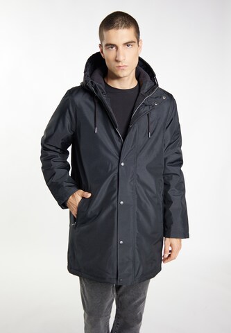 TUFFSKULL Winter Jacket 'Arctic' in Black: front