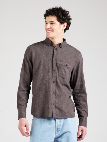 Coupe regular Chemise s.Oliver en gris : devant