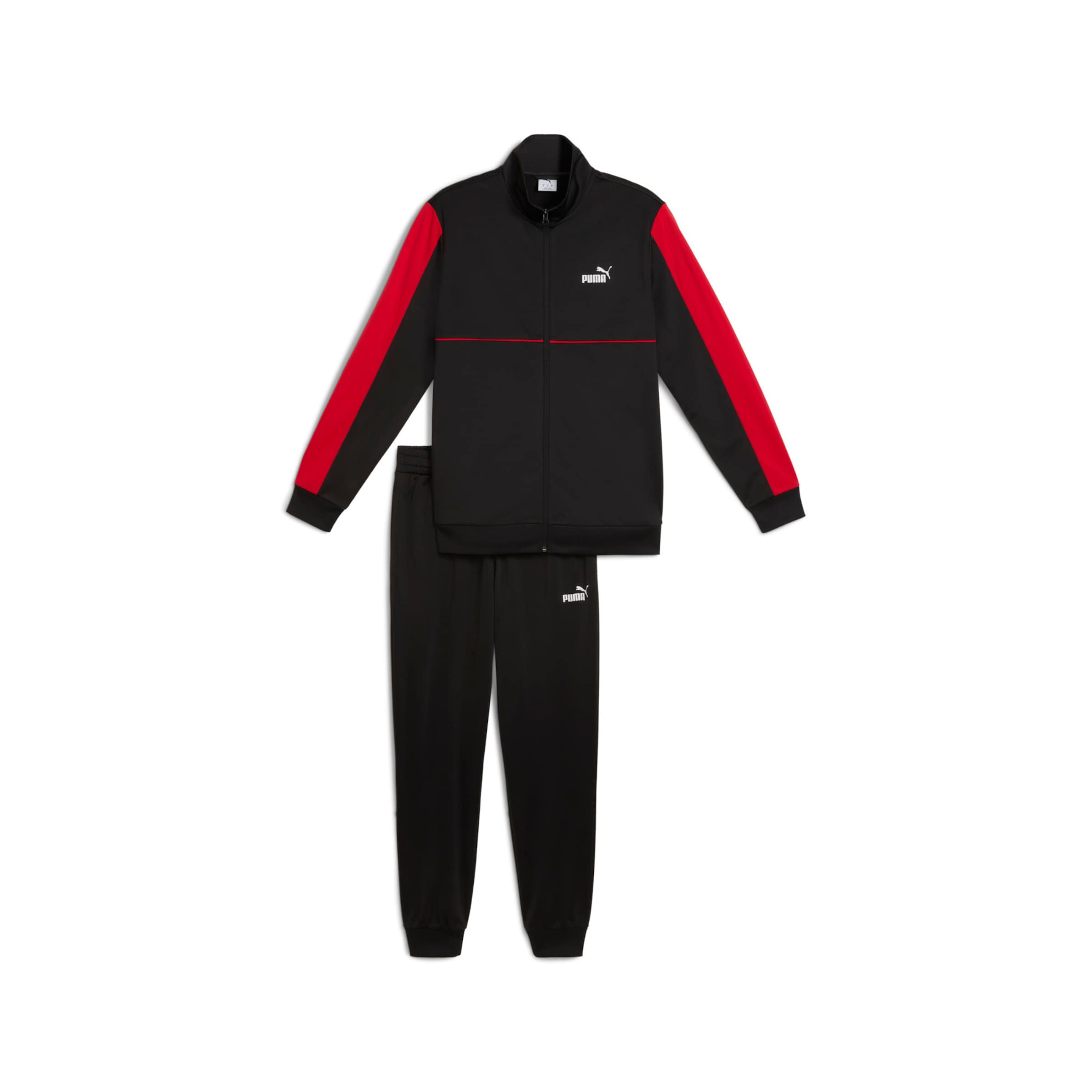 PUMA Sweatsuit in Black: front