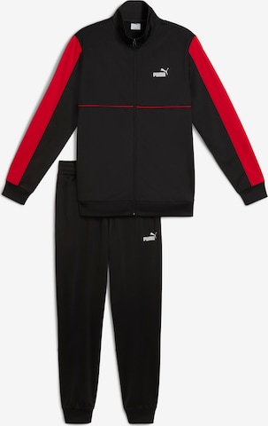 PUMA Jogginganzug in Schwarz: Vorderseite
