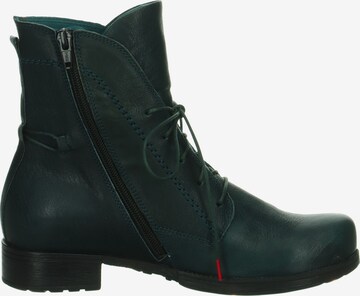 THINK! Lace-Up Ankle Boots in Green