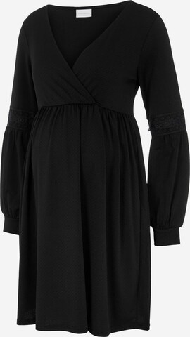 MAMALICIOUS Dress 'Luanda' in Black: front