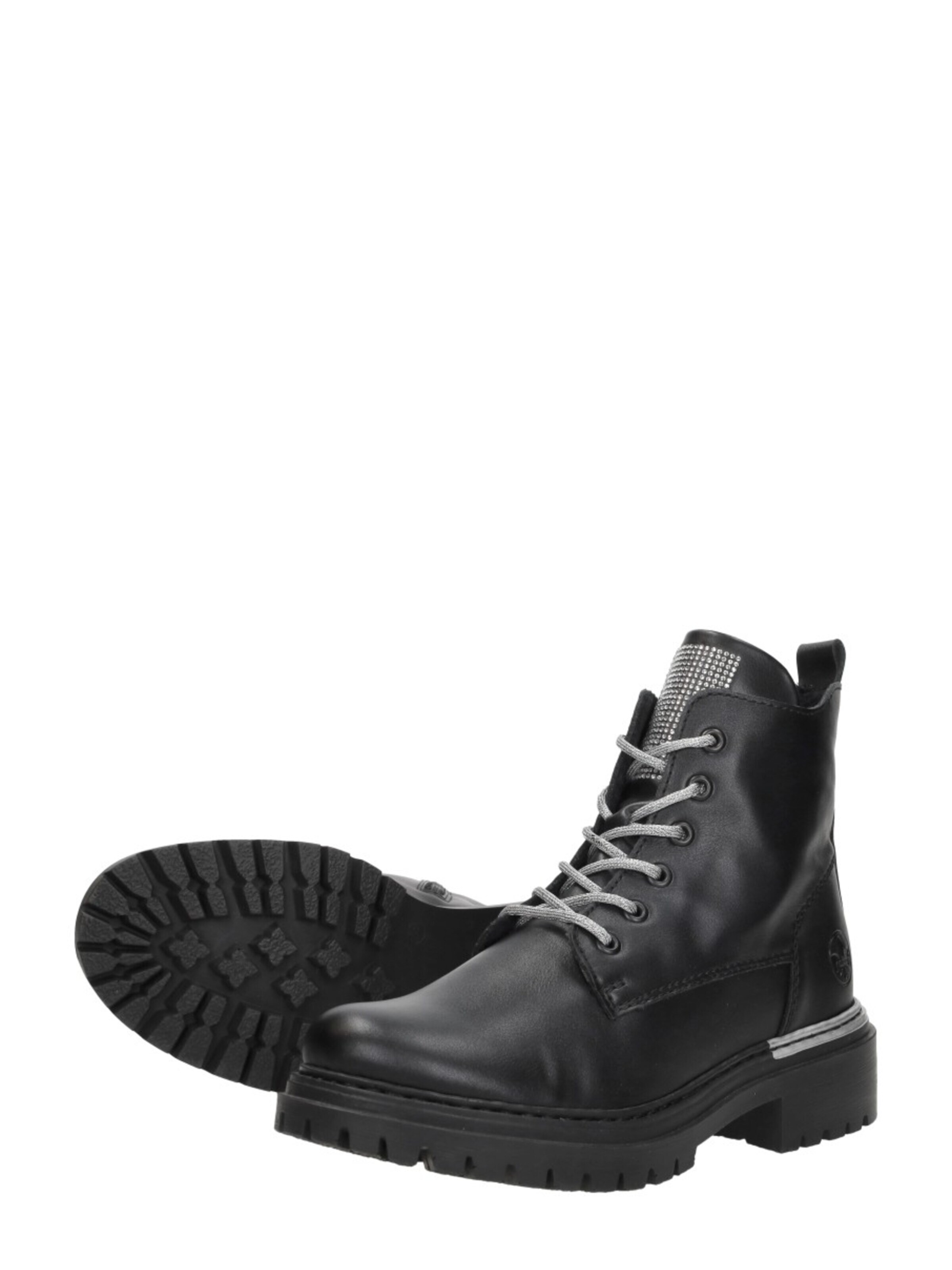 Chaussure à lacets 'Veterschoenen Hoog' Rieker en noir