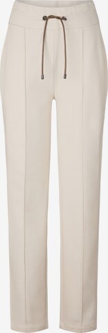 BOGNER Loose fit Pleated Pants 'Carey' in White: front