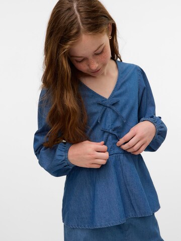 Vero Moda Girl Bluse 'VMDemi' i blå