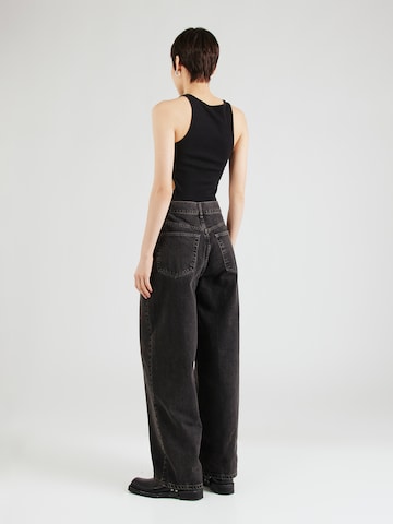 TOPSHOP Loosefit Jeans in Schwarz