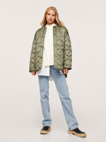 MANGO Jacke 'Melon' in Grün