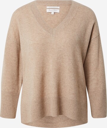 Pull-over Part Two en marron : devant