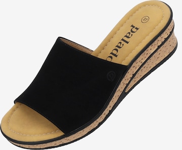 Palado Pantolette 'Palado Niserios' in Schwarz: Vorderseite