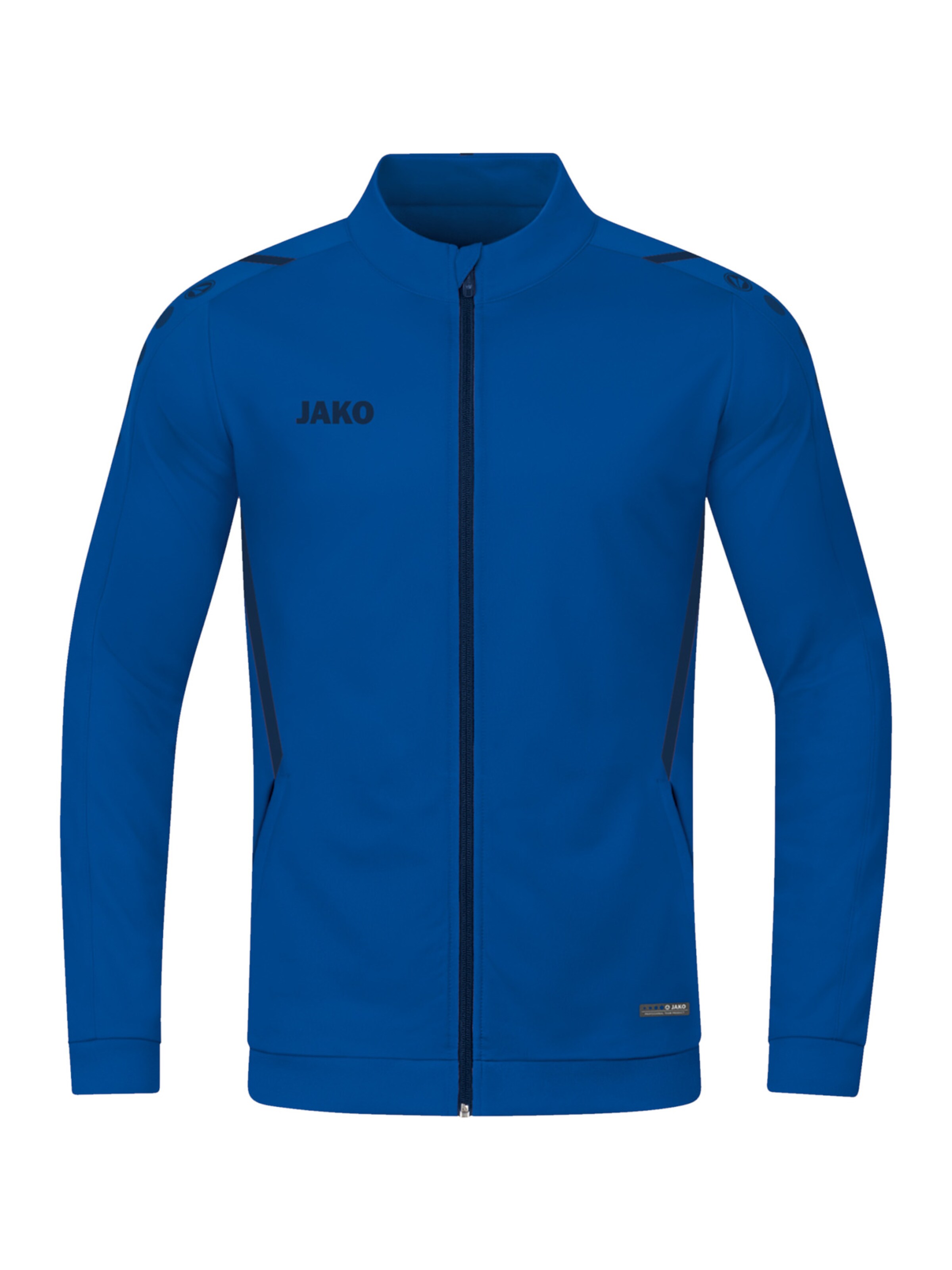 JAKO Sportjacke 'Challenge' in Blau: Vorderseite