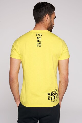 T-Shirt CAMP DAVID en jaune