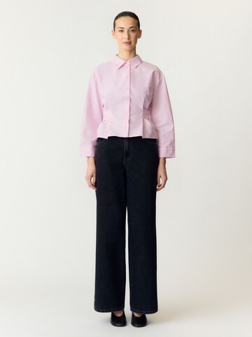 YAS Bluse 'YASOxima' i lilla