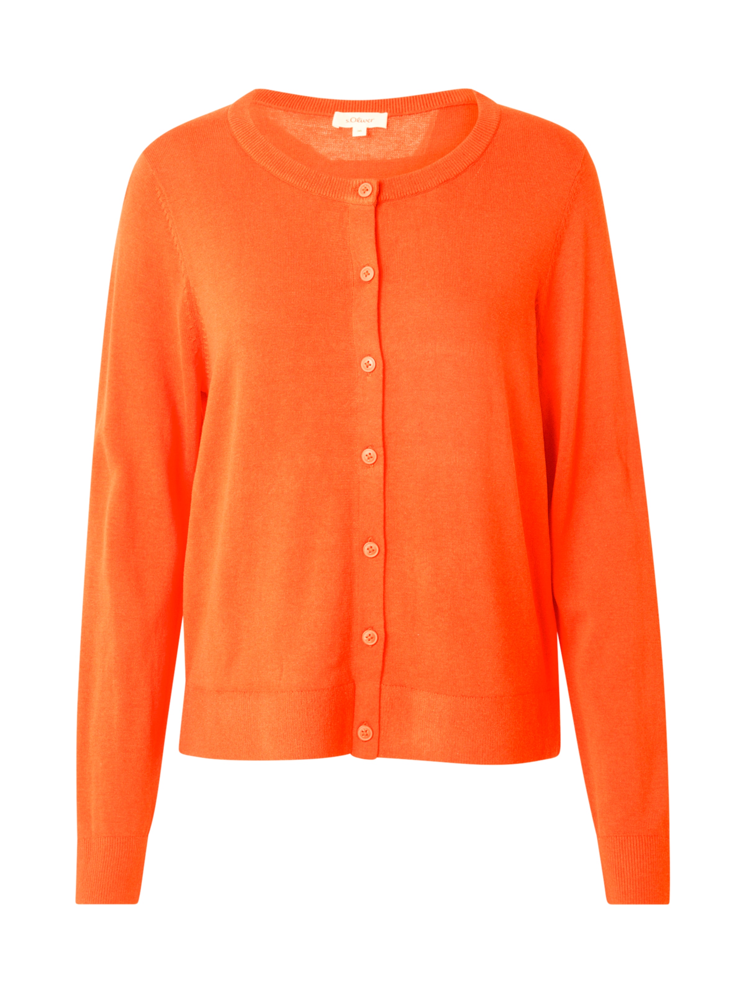 s.Oliver Strickjacke in Orange: Vorderseite