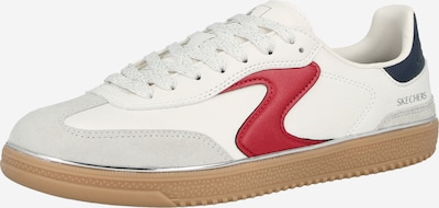 SKECHERS Matalavartiset tennarit 'HOTSHOT - LIVING LUXE' värissä laivastonsininen / vaaleanharmaa / kirsikanpunainen / valkoinen, Tuotenäkymä