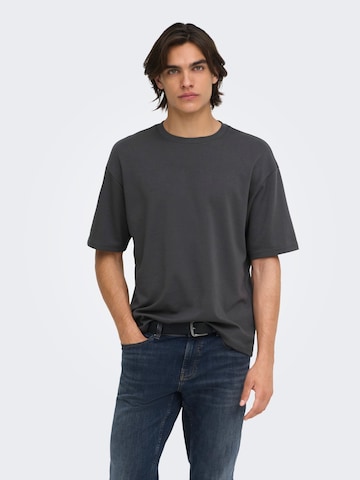 Only & Sons Shirt 'ONSCaspian' in Grey: front