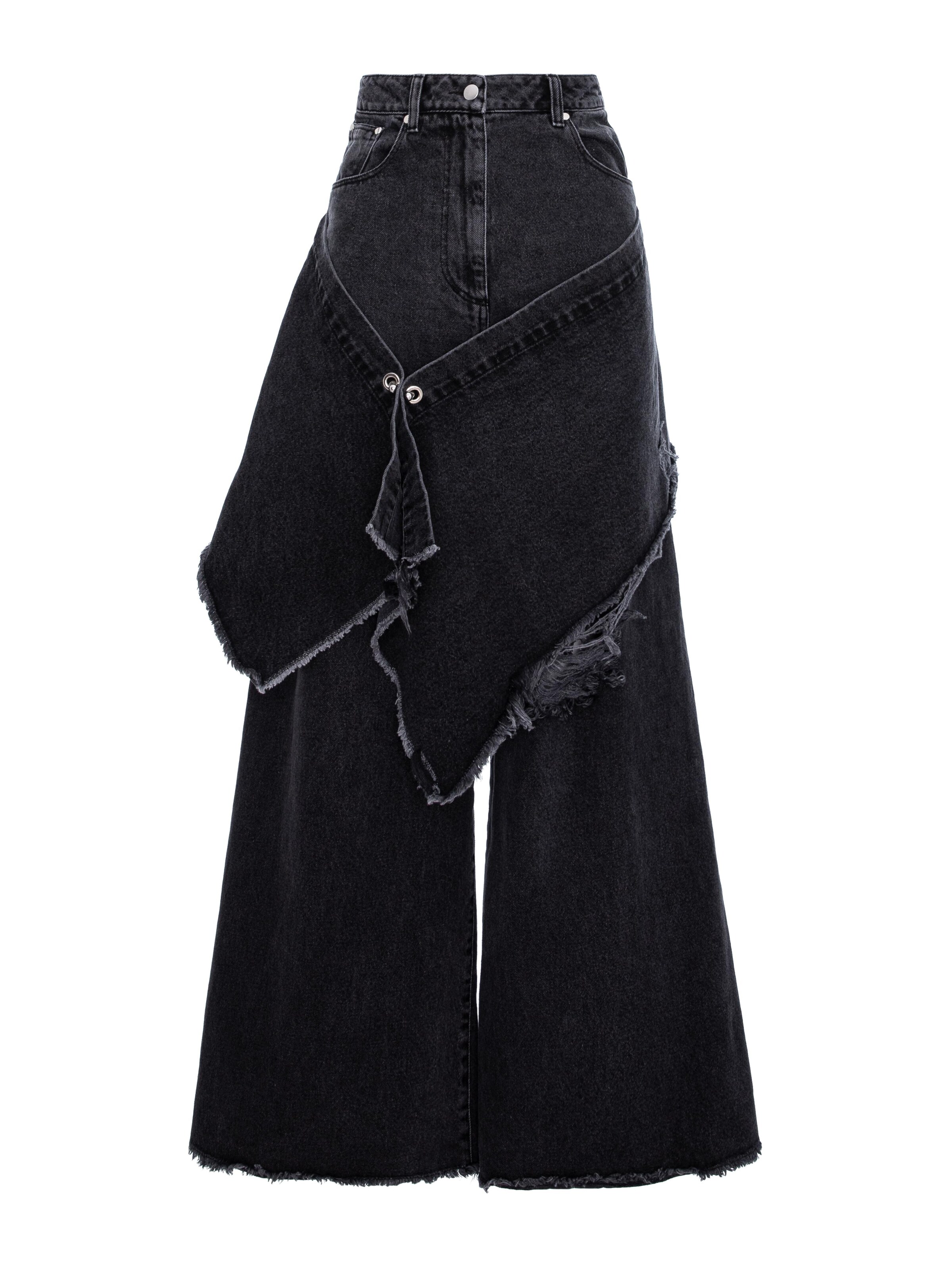 Montage The Label - Pierna ancha Vaquero 'Pistols' en gris: frente