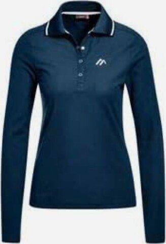 Maier Sports Performance Shirt 'Comfort LS' in Blue: front