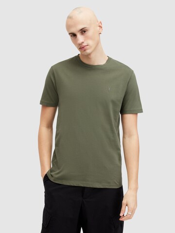 AllSaints - Camisa 'BRACE' em verde: frente