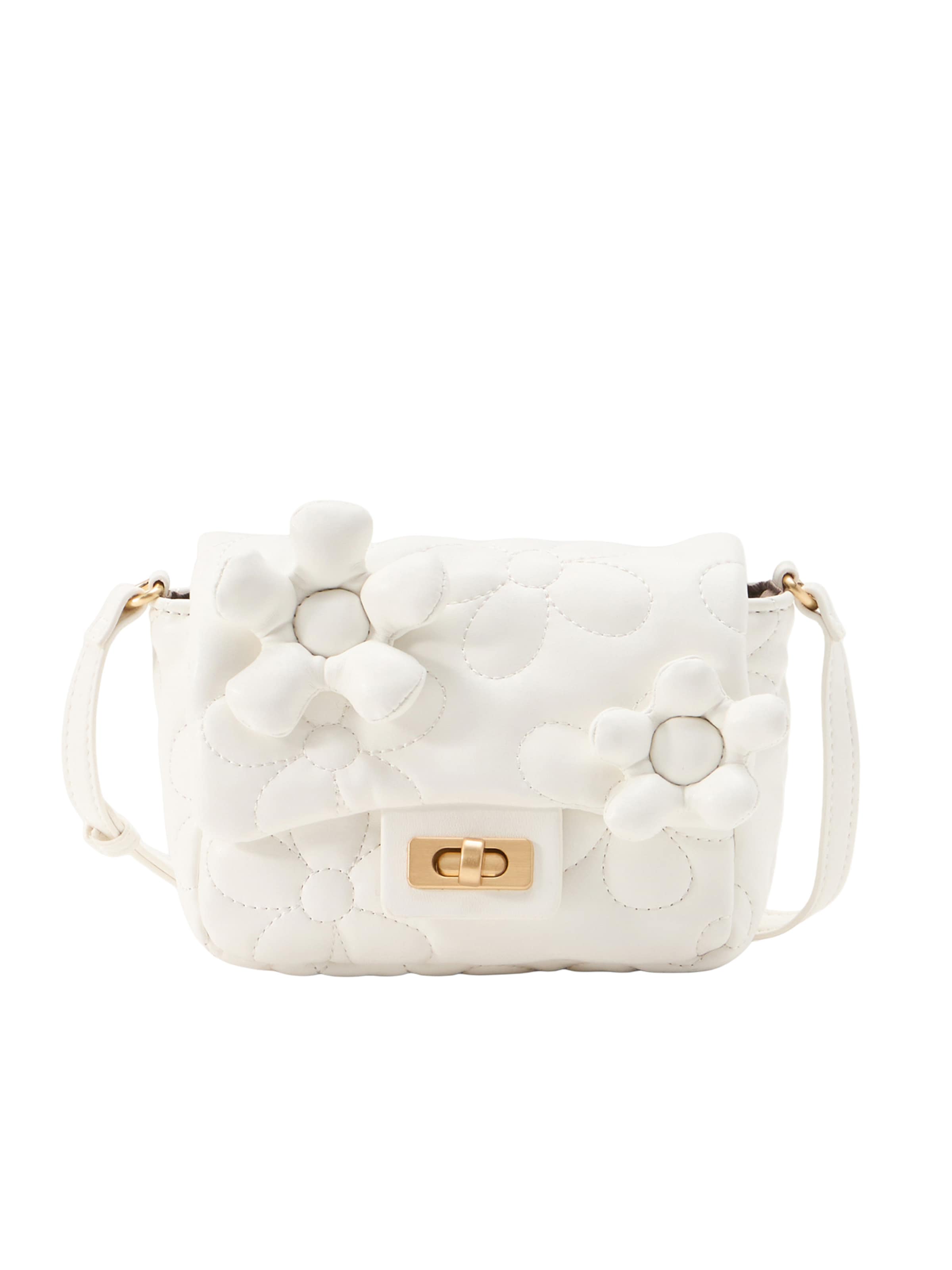 ALDOTorba preko ramena 'FFLOWERPUFFY' - bijela boja: prednji dio