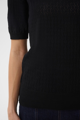 SAINT TROPEZ Sweter 'Mila' w kolorze czarny