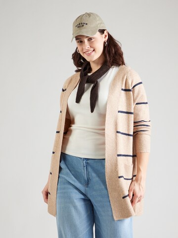 Z-One Knit cardigan 'Ly44nn' in Beige: front