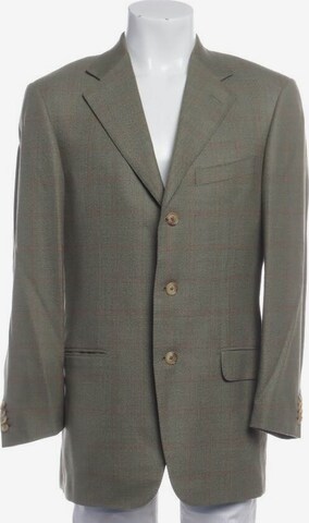 Zegna Suit Jacket in M in Green: front