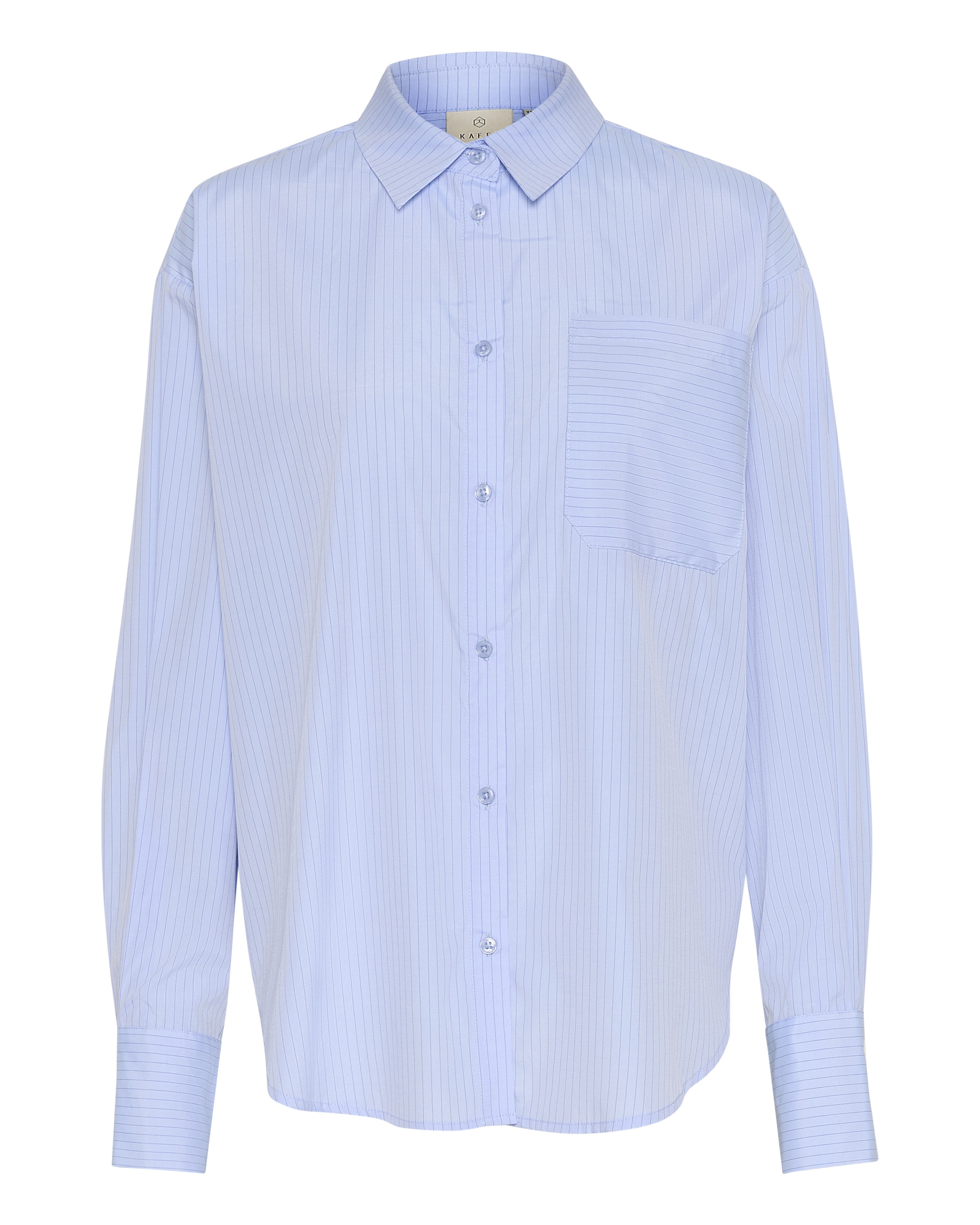 Kaffe Bluse 'KA Tara' in Blau: Vorderseite